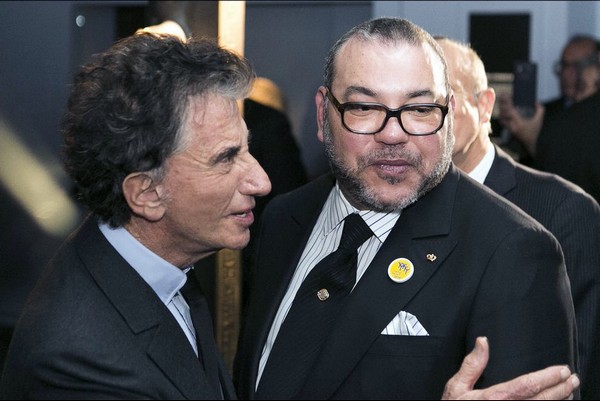 Jack Lang et Mohammed VI. D. R.